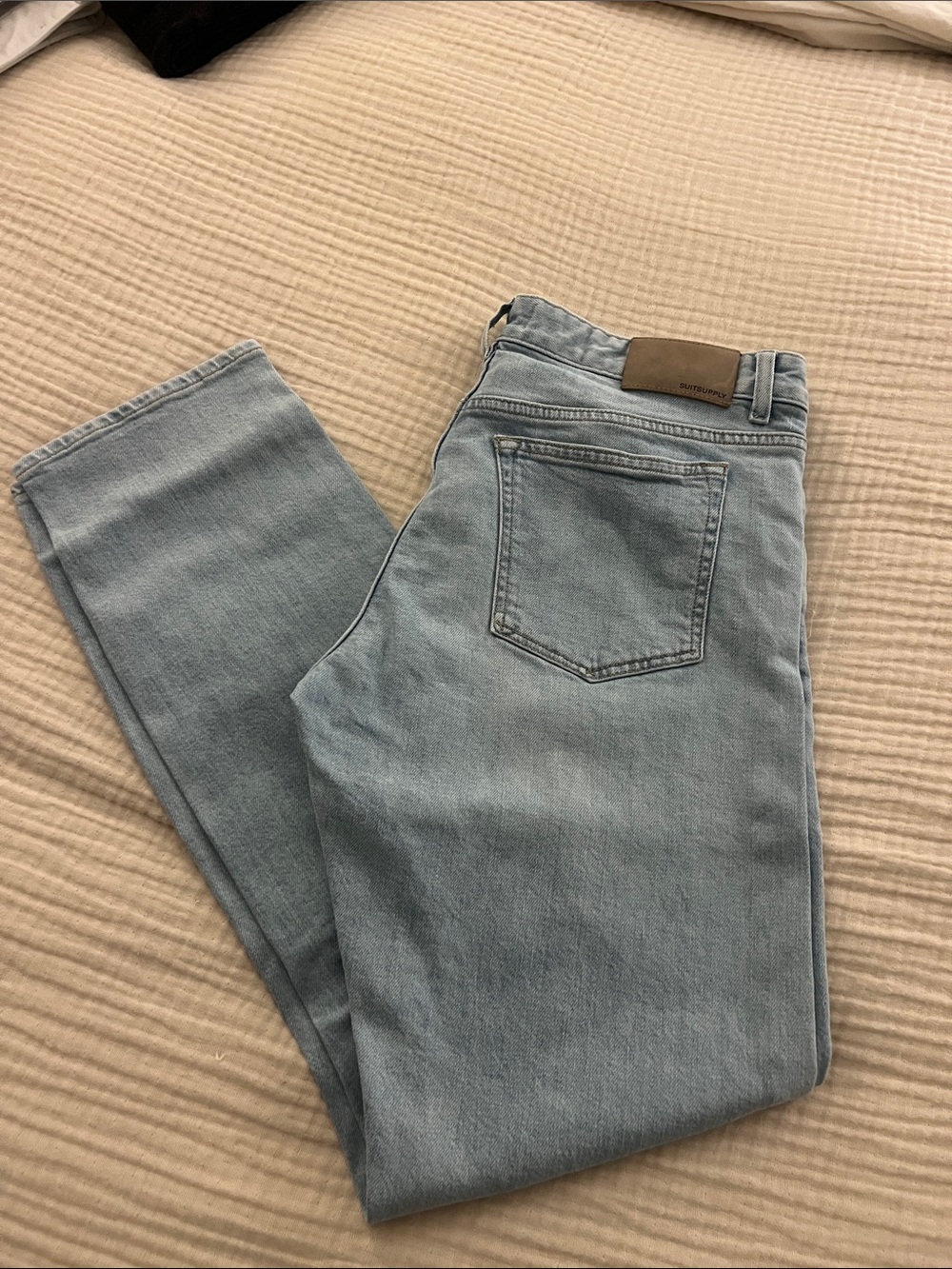 Suitsupply Light Blue Slim Straight Men's Jeans